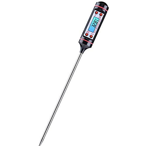 Preisvergleich Produktbild Thermometer Digitale,bratenthermometer Fleischthermometer Grillthermometer Küchenthermometer Haushaltsthermometer Sofort Lesbar Mit Langer Sonde Für Braten Grill BBQ Smoker