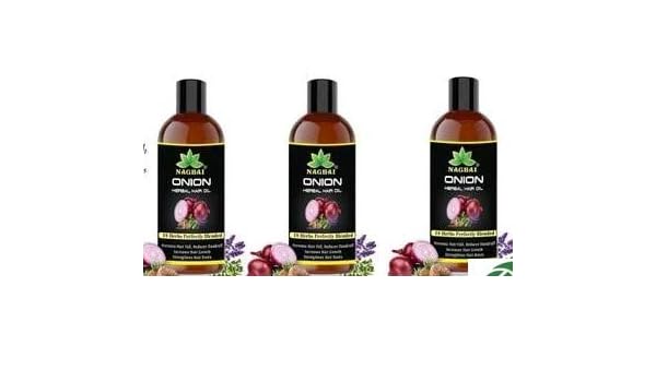 Buy Onion Herbal Hair Oil For Hair Growth Combo Pack Of 3 100 Ml