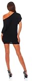 Mississhop Damen Shirt Bluse Sommer Sommershirt Carmenbluse Longshirt Tunika Bluse Pullover T-Shirt Tank Top Minikleid - 3