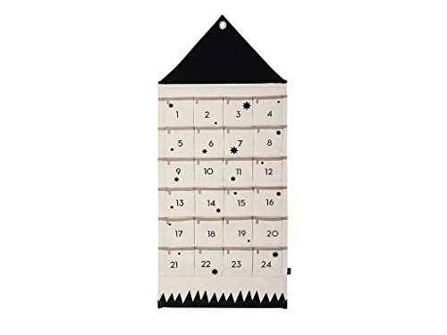 Preisvergleich Produktbild Ferm Living - Kalender - House - Adventskalender zum selber befüllen - 100% Baumwolle