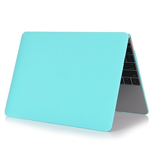 i-Buy 3in1 Kit Matte Hard Shell Case + Keyboard Cover + Screen Protector for Apple Macbook 12 inch with Retina Display (Model A1534) – Turquoise - 4