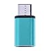 Price comparison product image TPulling Type-C Adapter USB-C Type-C To Micro USB Data Charging Adapter For Sony Xperia XZ (Blue)