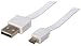 Produktbild Manhattan Hi-Speed Flachbandkabel Micro-B USB 2.0 ( A Stecker - Micro-B Stecker) 480 Mbps 1 m weiß 391832