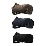 Schweifkordel Marengos Abschwitzdecke mit Kreuzgurt (abnehmbar) schwarz 135cm