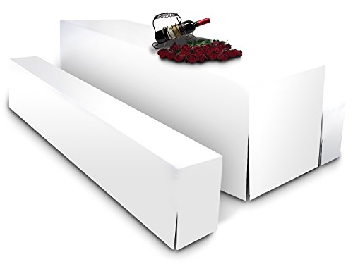 blickdichte 3tlg. Hussen für Festzeltgarnituren 50er Bierbank Hussen in Weiss – Bierzeltgarnitur Bierbank-Hussen & Biertisch-Husse Set - 3