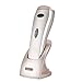Produktbild VBESTLIFE 433 MHz Wireless Barcode Scanner,Barcode Handscanner Handheld Lesegerät Smart Frequency Hopping Wireless Barcode Leser,mehr 20 Stunden(Gold)