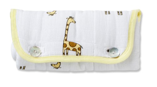 aden + anais 100% Cotton Muslin Portable Changing Pad, Jungle Jam, Giraffe