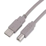 Cable USB para impresoras Epson, Canon, HP, Lexmark, OKI, Dell etc de 0.5 m a 5 m.