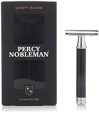 Percy Nobleman Rasoir de Surete de Percy Nobleman - Rasoir de Sécurité (Noir/Double-Lame)