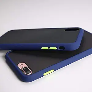 FLYKAR Smoke Back Cover for Oneplus 5 Camera Pratection Blue