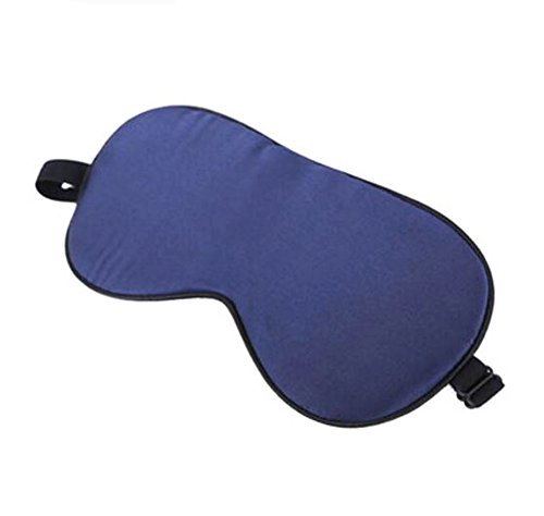 100% Seide atmungsAugenMaske einstellbaren Gummiband für Kinder-Marine