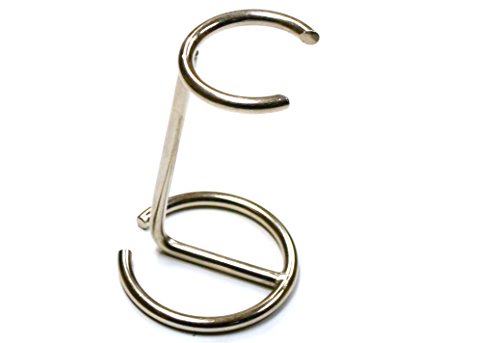 Quality Mirror Chrome Shaving Brush Stand.