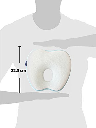 Babykissen für Plagiozephalie | Babykopfkissen gegen Plattkopf | Memory-Schaum-Kissen für Ihr Neugeborenes | Kinderkissen gegen Verformung des Hinterkopfs | Lagerungskissen baby kopf | Kissen für Baby kopfform | 100% GARANTIE und KOSTENLOSE LIEFERUNG - 5