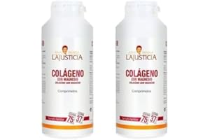 PACK 900 comprimidos Colágeno con Magnesio Ana Maria La justicia | Disminuye el cansancio y la fatiga | 2 botes de 450 Comprimidos | FYSHOP
