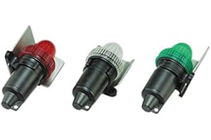 PACTRADE MARINE PactradeMarine Boat Battery Operated Navigation Light Port Starboard & Stern Light Set Float & Waterproof, 3 Piece