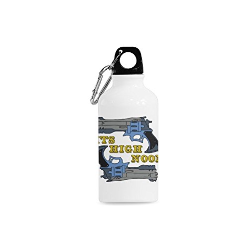 It's High Noon Aluminum Sports Water Bottle Travel Mug Tea Cup 400ml