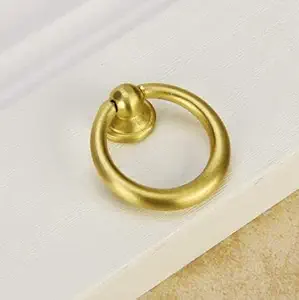 GlobalNiche Fast Shipping Zinc Alloy Gold Copper Color Handle Cabinet Drawer ll Knob Door ll Artistical Chinese Style Furniture Hardware