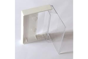 ABC PROMEDIA Cassette Boxes/ MC Cassette Cases, high transparent-white 20 pieces