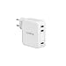 Produktbild Lumsing Quick Charge 3.0 35W USB Ladegerät Wand Ladeadapter, 1 Port QC3.0 + 2 Port mit Smart IC Technologie Wall Charger für iPhone7/ 7Plus, iPad, HTC One A9/M9, Nexus 6, LG G5 V10 ,Smartphones Tablets und andere USB-ladende Geräte (Weiß)