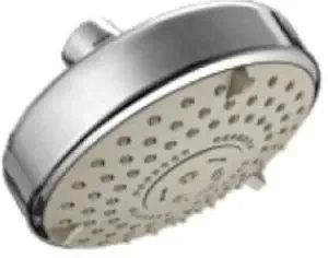 MAYUR 518 Acrylonitrile Butadiene Styrene 5 inch SHOWER HEAD , SILVER, Chrome Finish