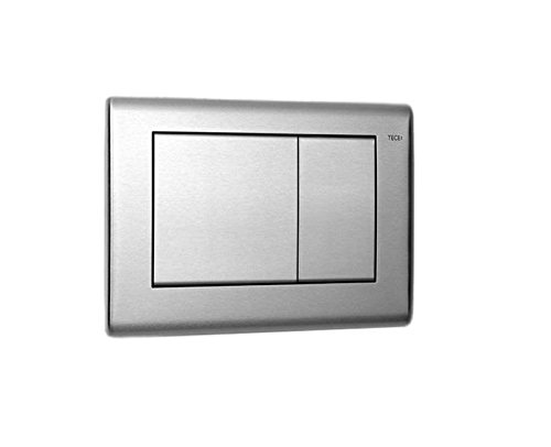 Tece Teceplanus-Abdeckplatte mit Betätigung 2-Mengen-Spülung, edelstahl, 9240320