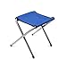 Produktbild Home Decoration-G.TZ Klapphocker/Fußstütze, KlappstuhlKlappbarer Alu Hocker-Steel Pipe,Faltbar-Für Outdoor-Sportarten, Ausflüge, Camping, Angeln Usw, 28X25X34Cm (Blue)