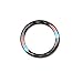 Produktbild Minzhi Universal-Auto-Motor-Start-Stop-Zündschlüssel Ring Dekorative Kreis Trim-Carbon-Faser-Aufkleber