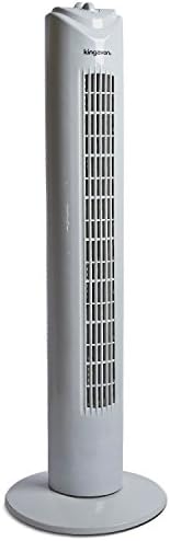 Slim Powerful 29" Oscillating 3 Speed 45W Cooling Free Standing Portable Tower Fan with 90 Degree Swing and 120 Minute Timer for Home and Office (White)