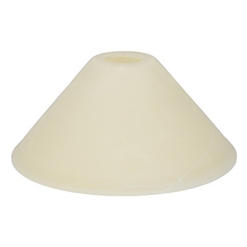 Formschönes Ersatzglas - Alabasterglas cremefarbig