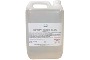 Customchem IPA 99.9% | 5L | Lab Grade | Isopropyl Alcohol | Isopropanol 99.9%