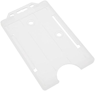Open Faced Card Holder - Portrait - Clear (100)