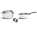 Produktbild 4er Topf-Set Twisty + schwarzem, abnehmbarem Stiel + 1 Paar schwarze Silikon-Clips - 3491.04
