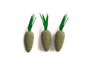 Emily Pets Natural Attractive Mint Fragrance Funny Playing Catnip Toy, Chew Toy Cat Kitten with Feather for Kitten & Cats (Pack of 3)