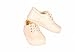 Baby Boys Cream Patent Lace Up Shoes