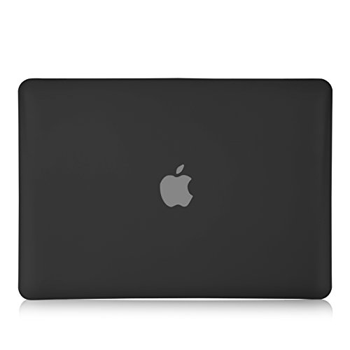 JAMMYLIZARD | Shell Cover für [ MacBook Pro 13.3" A1278 ] Zweiteilige Gummierte Hülle, SCHWARZ Matt