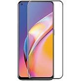 Elfia Samsung Galaxy A21S ile Uyumlu Ekran Koruyucu Nano Tam Kapatan, Fib Siyah
