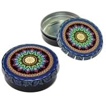 Black Leaf Click Clack Dose – Weißblech-Dose Mit Kindersicherem Verschluss Zur Aufbewahrung (5,5x1,7 Cm, Design: Grandma's Finest)