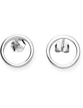 URBANHELDEN - Ohrringe Kreis Filigran - 1 Paar 925 Sterlingsilber Ohrstecker Damen Silberschmuck Ohr-Schmuck Studs...
