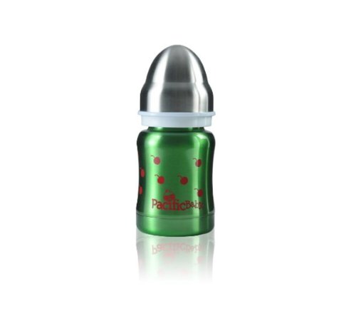Pacific Baby 4ounce 3-in-One Thermal Baby Bottle (Cherries)