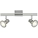 Produktbild Brilliant Sedna LED Spotrohr 2 flg Deckenstrahler schwenkbar eisen/chrom Architecture Stil 760 Lumen, 2x GU10 5W LED-Reflektorlampen inklusive