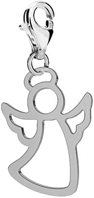 Solid Silver 925 Guard Angel Clip On Charms for Women A25C