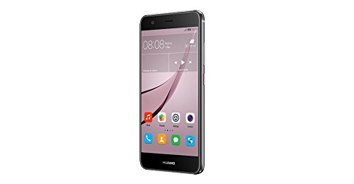 Huawei 51090UAW nova Smartphone (12,7 cm (5 Zoll), 32GB, Dual-SIM, 12 Megapixel Kamera, Android) titanium grau