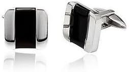 Accessories Of Envy Swave And Trendy, Black Square, Stainless Steel Cufflinks