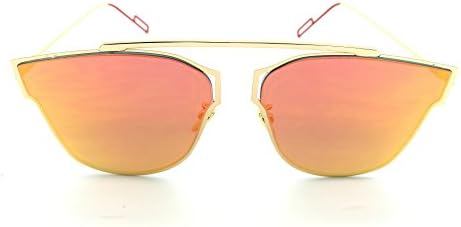 ASPEZO Premium Fashion Sunglasses Polarised Mirror UV400 for Trendy Look, Driving, Sport for Women (Hawaii Orange)