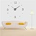 Produktbild Cyalla Modernes Design Stürzte Quarz Uhren Mode Uhren Spiegel Aufkleber DIY Wohnzimmer Dekor 3D Echte Große Wanduhr 27Inch