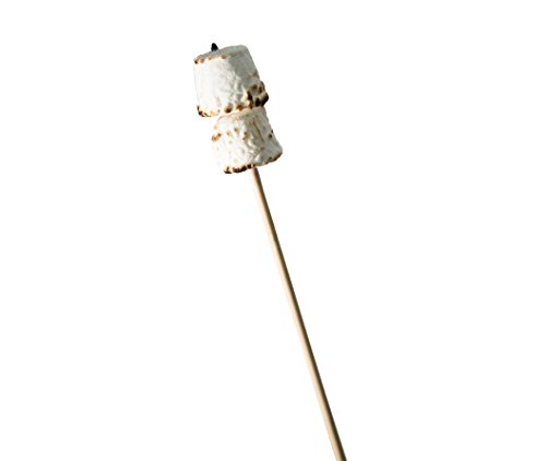 Bambus-Stäbe zum Marshmallowrösten, 91 cm lang, extra dick, robuste Holzspieße, perfekt zum Rösten von Marshmallows, Hot Dogs, Kebab, Wurst, ökologisch und umweltschonend, 100 % biologisch abbaubar, 110 Stück pro Packung - 4