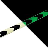 NAC SAFETY GLOW Brilla en la Oscuridad Cinta Auto Adhesiva - Materiales de alta calidad, cinta fluorescente, auto adhesiva, no toxica