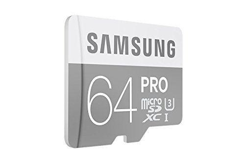 Samsung PRO Plus Micro SDXC 64GB bis zu 90MB/s lesen, bis zu 80MB/s schreiben, Class 10 Speicherkarte (inkl. SD Adapter), grau/weiß - 2
