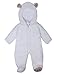 Tom's Ware Newborns Unisex Baby's Winter Lamby Hoodie Coat TWBC006-1 WHITE-95(US 24-36 MONTHS)