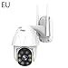 Produktbild TUANMEIFADONGJI Drahtlose WiFi IP-Überwachungskamera, 1080P HD Nachtsicht-wasserdichte Hauben-Kamera 2,5 Zoll PTZ Audio Intercom Remote Intelligent Surveillance Camera